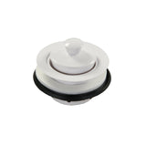 JR Products 95095 Strainer with Pop-Up Stopper - White