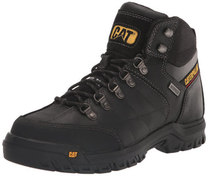 Cat Footwear Men's Threshold Waterproof Steel Toe Work Boot, Black, 10.5