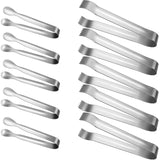 Boao 10 PC Mini Tongs 4.3 Inch and 7 Inch Ice Tongs Mini Tongs for Serving Sugar Tongs Serving Tongs Pom Tongs Sugar Tongs Stain