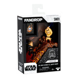 FANDROP SW01-Star Wars: Revenge of The Sith - OBI-Wan Kenobi VS. Darth Vader, FANDROP Combines an Epic Diorama, Artifacts & Scen