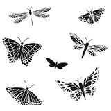 Crafters Workshop Bible Journaling Stencil - Mariposas Butterflies (6 X 6) (TCW6X6-260)