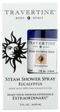 Travertine Spa Steam Shower Spray, Eucalyptus, 2 oz.