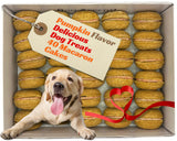 Bonne et Filou Dog Treats Pumpkin Cupcakes - Gourmet Macaron Cakes, 40 Count Bulk Pack - Healthy & Delicious Human Grade Snacks