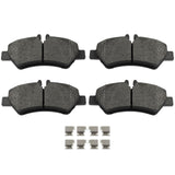 SCITOO D1317 Rear Metal Brake Pads Sets w/Hardware Replacement For Dodge For Sprinter 2500,For Freightliner For Sprinter 2500 | 
