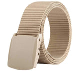 Usl MenS Nylon Autolock Belt | NoHole Tactical, Casual & Formal Fabric Belt | Adjustable NonLeather For Jeans, Office, Cargo &