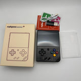 Marryoo MIYOO Mini Plus 128GB Onion OS Preinstalled Retro Portable Handheld 3.5inches IPS Screen Game Console Miyoo Mini+ Console Compatible with Onion OS (Black Transparent)