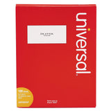 Universal UNV90107 2 in. x 4.25 in. Copier Mailing Labels White (10/Sheet, 100 Sheets/Box)