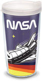 Tervis NASA Retro Flight Made in USA Double Walled Insulated Tumbler Travel Cup Keeps Drinks Cold & Hot, 16oz, Classic