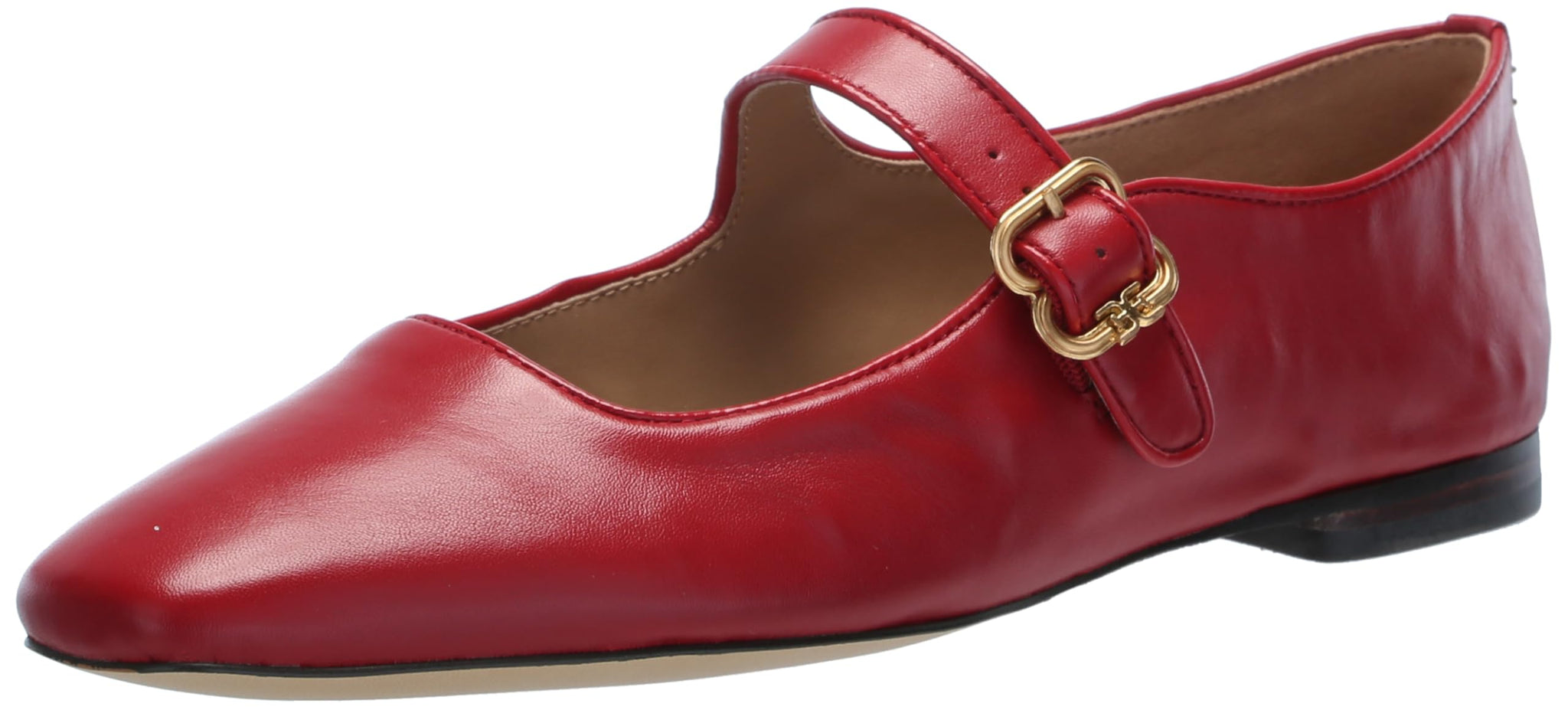 Sam Edelman Women's Michaela Mary Jane Flat Scarlet 6.5 Medium