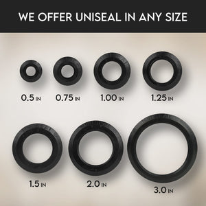 1 1/2 UNISEAL Flexible Tank Adapter (bulkhead) - 6 Pack
