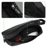 CM Travel Cable Organizer Case Bag Portable Computer Accessories Zipper Mesh Pouch Bag for Holding Laptop Mouse, Power Bank, USB