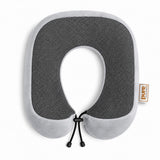 Pure Source India Ergonomic Memory Foam Travel Neck Pillow Adjustable UShaped Cervical Support Pillow For Airplane, Car & Off
