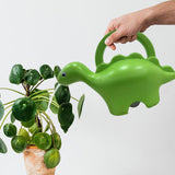 Amazon Brand Umi Dinosaur Shape Kids Watering Can 1 Litre Plastic Garden Watering Can Toy For Children Lightweight Easy Pour W