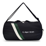 JagerSmith Gb 600 Multipurpose Gym Bag With Shoe Compartment (Black, White & Bottle Green)