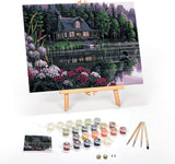 Ledgebay DIY Paint by Numbers Kit for Adults Framed Canvas: Beginner to Advanced Paint by Numbers Kit, Kits Include Acrylic Pain