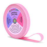 Mandala Crafts 0.5 Inch Elastic Silicone Gripper Tape for Clothing - 10 Yds Dotted Non Slip Elastic Band for Sewing - Pink Silic