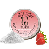 Simply Sooney Remineralizing Vegan Mineral Toothpaste Powder I Strawberry Nano-hydroxyapatite Formula for Kids and Adults I Natu