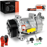 A-Premium Air Conditioner AC Compressor with Clutch Compatible with Mini Cooper 1.6L 2007-2016, Cooper Paceman Countryman1.6L 20