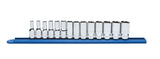 GEARWRENCH 14 Piece 3/8 Drive 6 Point Mid Length Metric Socket Set | 80554S