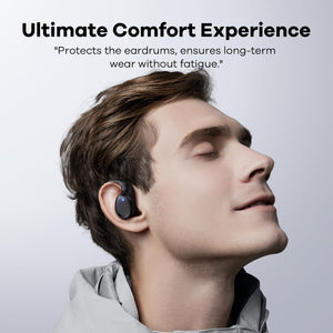 EXECCZO Open Ear Headphones - AirFlow Pro Bluetooth 5.3 Earbud Wireless Earphones Headset for Running and Outdoor Activities wit