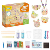 Patpat Diy Crystal Glue Jewellery Making Kit, Animal Series Resin Craft Set With Silicone Mold Of 6 Designs, Beads & Accessories