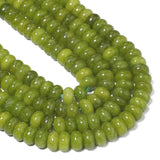 Yochus 75pcs Olivine Rondelle Beads for Bracelet Making