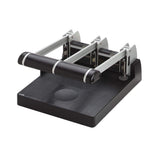 CARL, XHC150N, Heavy Duty 3Hole Paper Punch, 150 sheet capacity.,Black and Silver