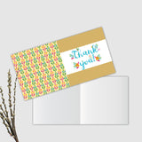 BIRDS MIND Thank You Blank Note Cards | Mini Folding Thankyou Cards For Small Bussiness Orders Return Gift (10 x 5 cms) (40 PCs