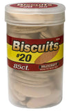 Milescraft 5336 #20 Biscuits in a Bottle (85 pc.) For use in Wood Joining, Woodworking, and Crafting. Works with Standard Bisc