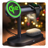 iVANKY 4 in 1 Qi2 Certified Wireless Charger Stand for iPhone 17e, Night Light for MagSafe Charging Station, 25W Charge for iPho
