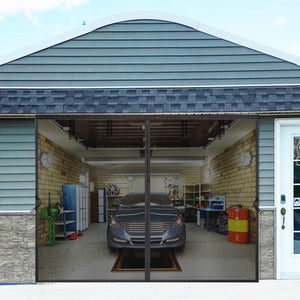Garage Door Screen for 1 Car Garage 14x8FT, Magnetic Screen Door 14x8 FT Garage/Patio/Porch/Balcony with Retractable Fiberglass 