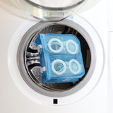 Trendivibe 2 Pieces Shoe Washing Bags Shoes Cleaning Laundry Bags For Sneakers Trainers Blue