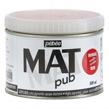 Pebeo Mat Pub, extra fine, 500 ml-Vermilion Red Acrylic Paint