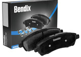 Bendix Premium SBM357 Semi-Metallic Front Brake Pads for Nissan Pulsar NX 1989-1988, Sentra 1990-1987
