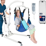 Vive Electric Patient Lift for Home Use with Sling - Portable, Adjustable Medical Patient Lift for Home Use - Electric Sit to St