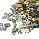 The Design Cart Electric Blue Circular Sequins, 500 Grams, 1.2 cms Sequins for Embroidery Work, Jewellery Making, Designing, Emb