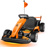 ENYOPRO 36V 9Ah Electric Go Cart for Kids, Licensed McLaren Go Kart w/3-Section Adjustable Seat, Soft Start & Brake Pedal, Elect