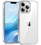 USLAI Case for iPhone 13 Pro, Anti-Yellowing, Crystal Clear Back, Shockproof & Military-Grade Drop Protection - Transparent