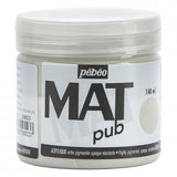 Pebeo Mat Pub, extra fine, 140 ml-Warm Grey Acrylic Paint