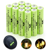 Lightalent Ni-MH AAA Rechargeable Batteries, Triple A High Capacity 1.2V Pre-Charged for Garden Landscaping Outdoor Solar Lights