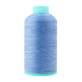 Mandala Crafts Size 46 210D T45 Bonded Nylon Thread - Light Blue 2843 YDs Tex 45 Heavy Duty Sewing Threads for Leather, Jeans, W