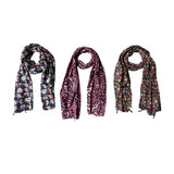 Trendy Multicolor Printed Stole/Scarf/Chunni Pack Of 4 | Lightweight & Comfortable For All Seasons | Stylish Fashion Accessory