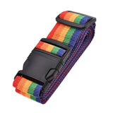 Uxcell Luggage Strap Suitcase Belt With Buckle Label, 2Mx5Cm Adjustable Pp Travel Bag Packing Accessory, Multi Color (Red Orange