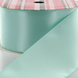 4 Aqua Double Face Satin Ribbon 3 Yard Reel