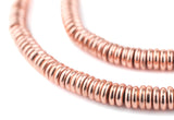 The Bead Chest Copper Heishi Beads - Full Strand of Fair Trade Beading Supplies (5mm, Copper)