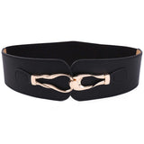 Redhorns Elastic Fabric Waist Belt For Women Dresses Elegant Hook Design Stretchy Ladies Belt For Saree Girls Jeans Free Size 