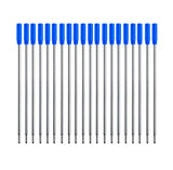 Blue Ink Refills (20pcs), Replaceable Pens Refills, 1mm Medium Tip - Blue