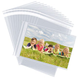 Self Sealing Cellophane Bags Self Adhesive,8x11 Inch 100 Pcs Clear Resealable Cellophane Bags For Packaging Products, Clothing, 