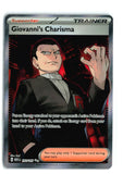 Pokemon - Giovanni's Charisma 197/165 - Pokemon 151 - Full Art Ultra Rare - Single Card