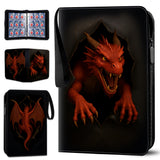 Trading Card Albums with Zipper - 9 Pocket Double Sided Collection Binder for 900 Cards, Trading Card Sleeves for 3 Ring, Durabl